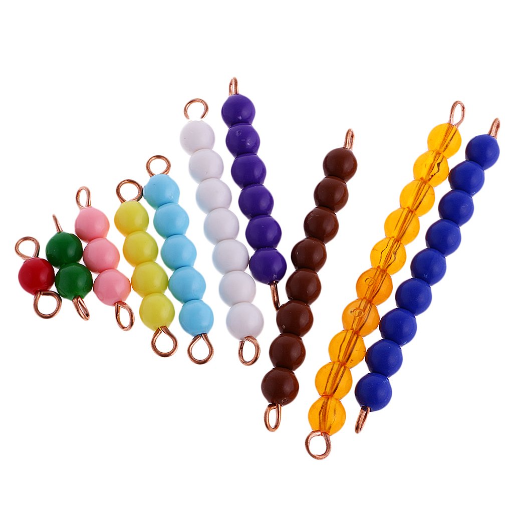 Montessori Perles Kit Jouet de Calcul Enfant Matériel Education Précoce Mathématiques