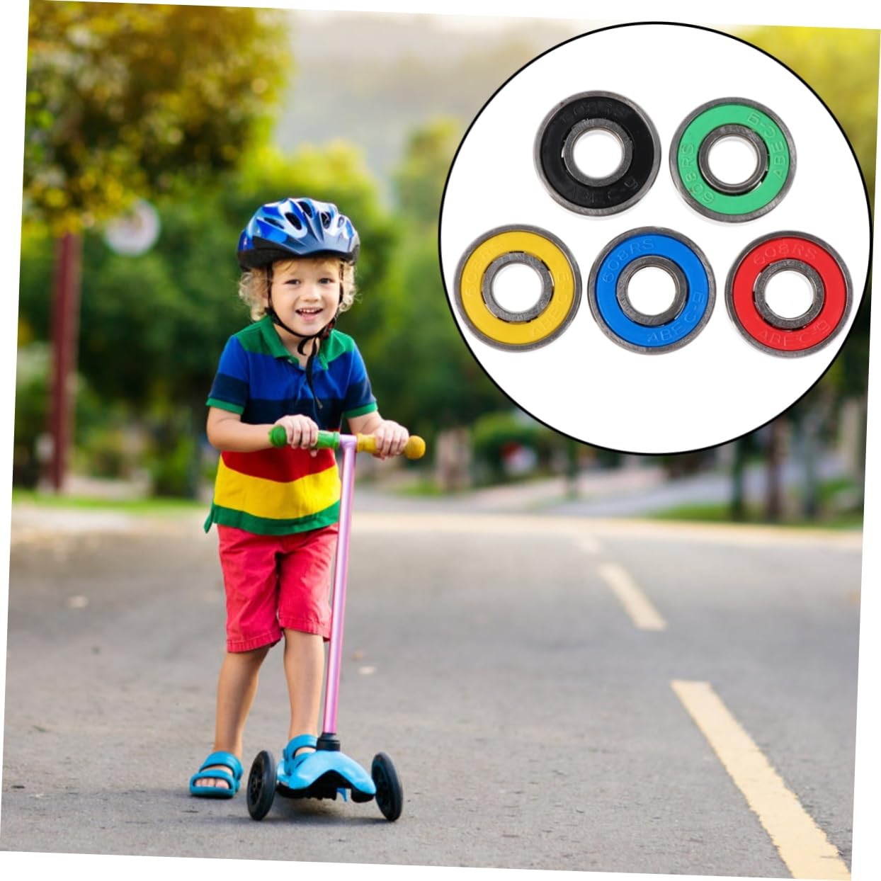 Roulement de Skateboard 608rs en Acier au Carbone, Lot de 50 Pièces