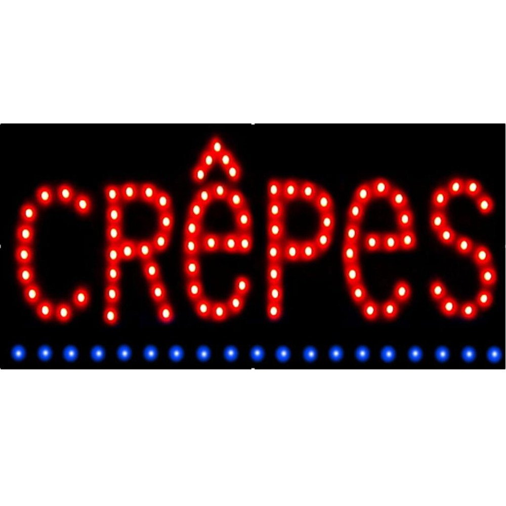Cartel luminoso led, varios lemas y modelos, estilo neón nostálgico, rojo