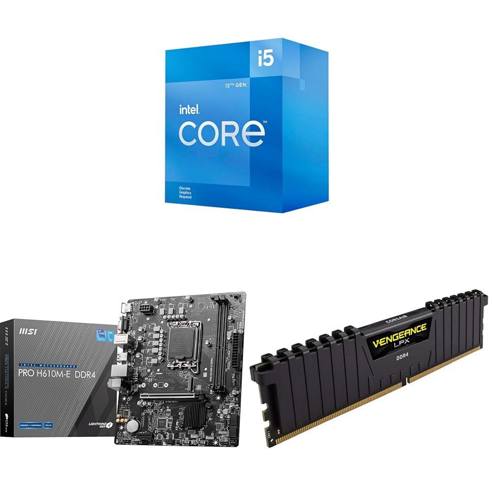 Intel 12th Gen I5+Msi H610 Motherboard+Corsair 16G DDR4-image-38