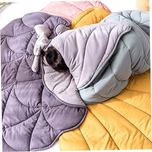 Miniatura 8 de Tapete de juego de 563 x 421in en forma de hoja verde tapete de dormir para bebé lavable y grueso alfombras de juego suaves para recién nacidos