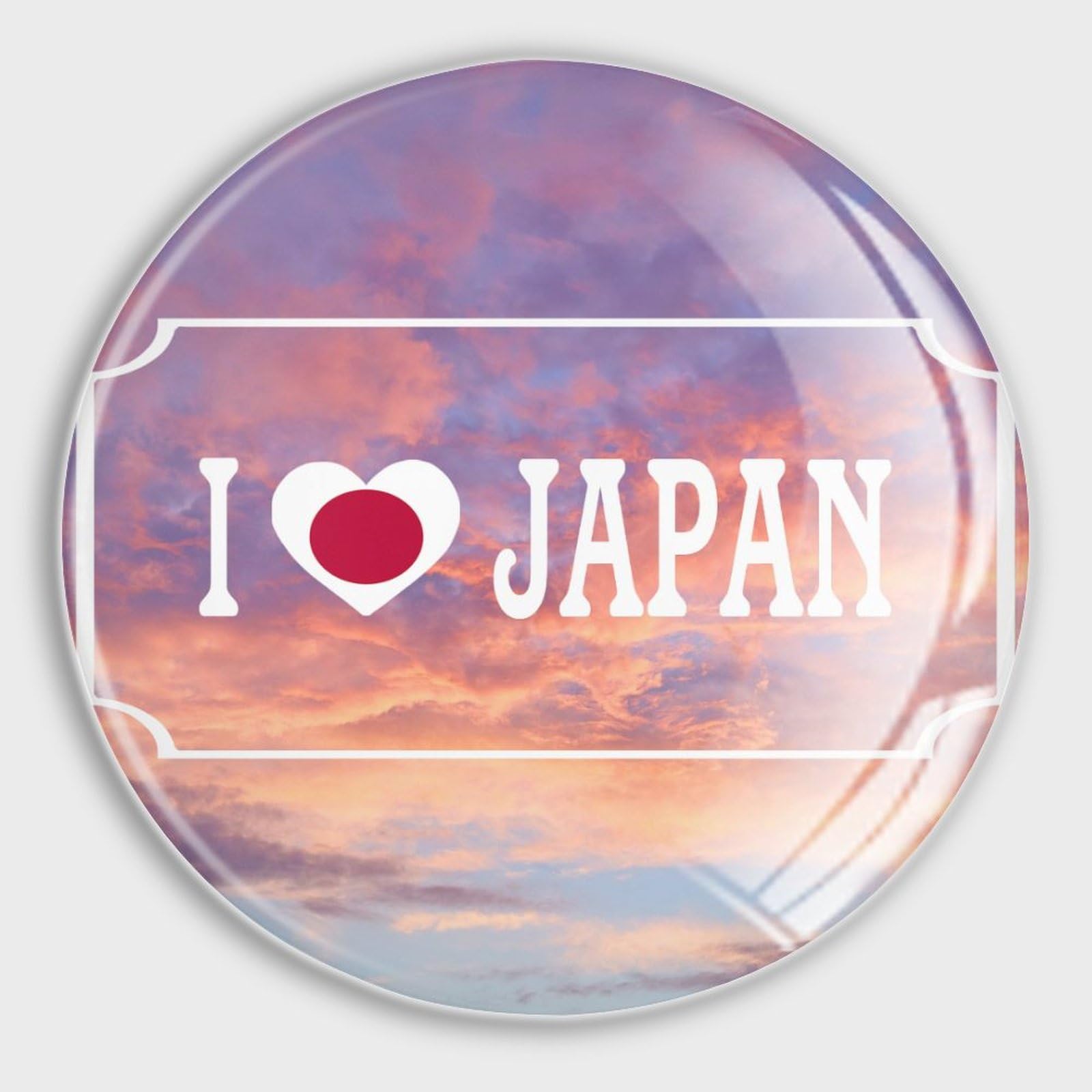 Aimants décoratifs puissants Japon : lot de 4 magnets en verre pour casier et tableau