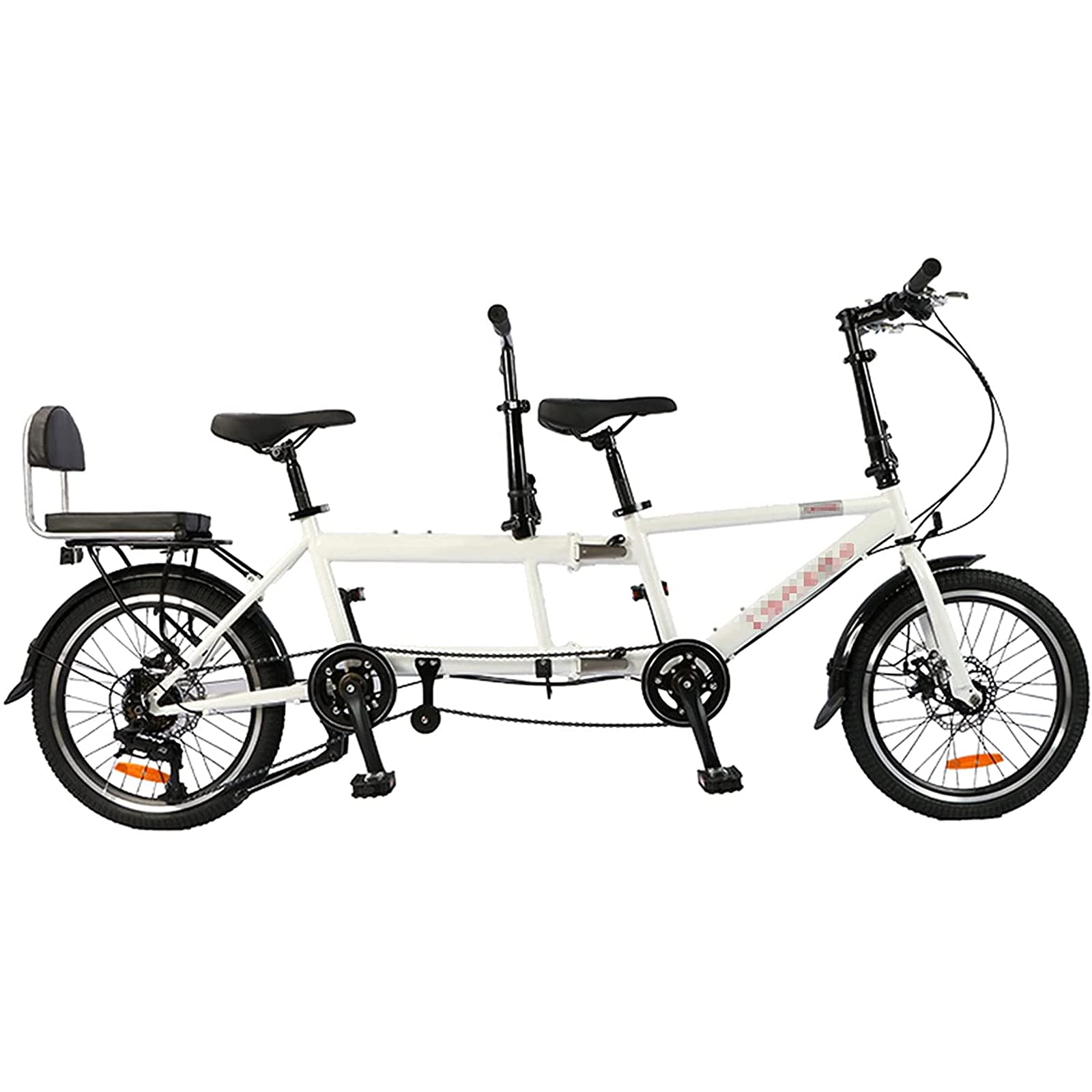 Electric Tandem Folding Tandem CYXHXJ City Tandem Folding Bicycle