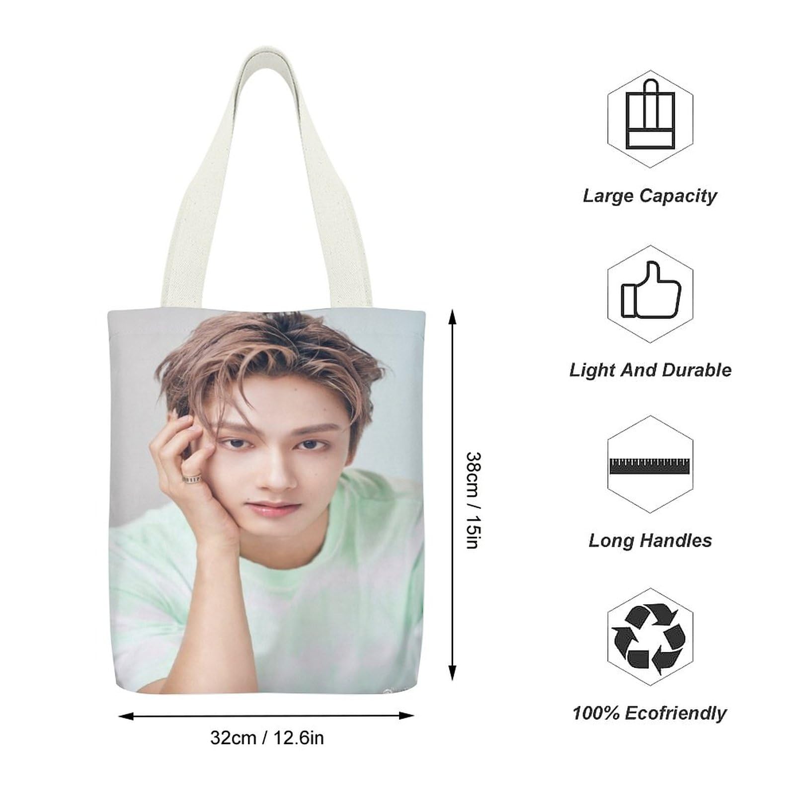 Amazon.co.jp: SEVENTEENジュン32x38cmハンドバッグレディース