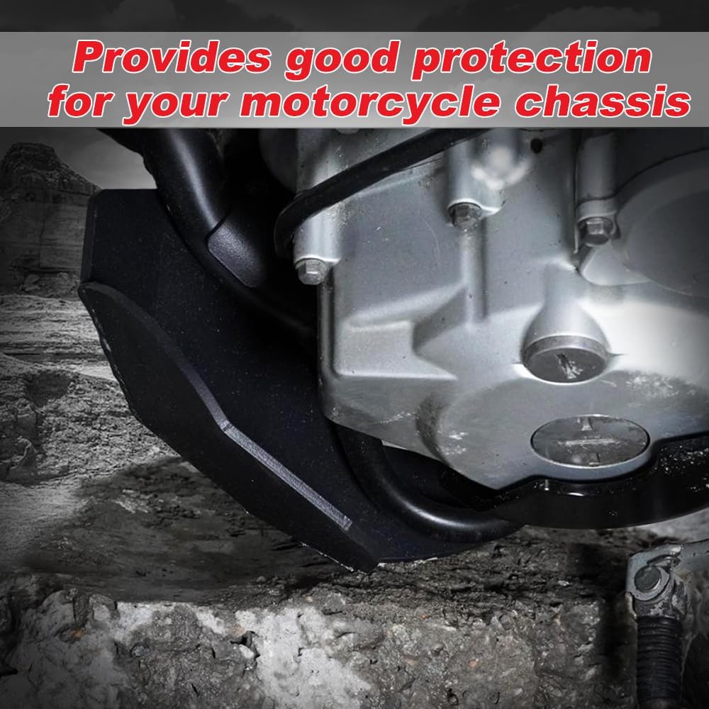 Xitomer Skid Plate Compatible with 2024 KX250 KX450 Skid Bash Plate Compatible with KX450 KX250 2021-2024 Replace OEM P/N: 99994-1532 Bottom Protection