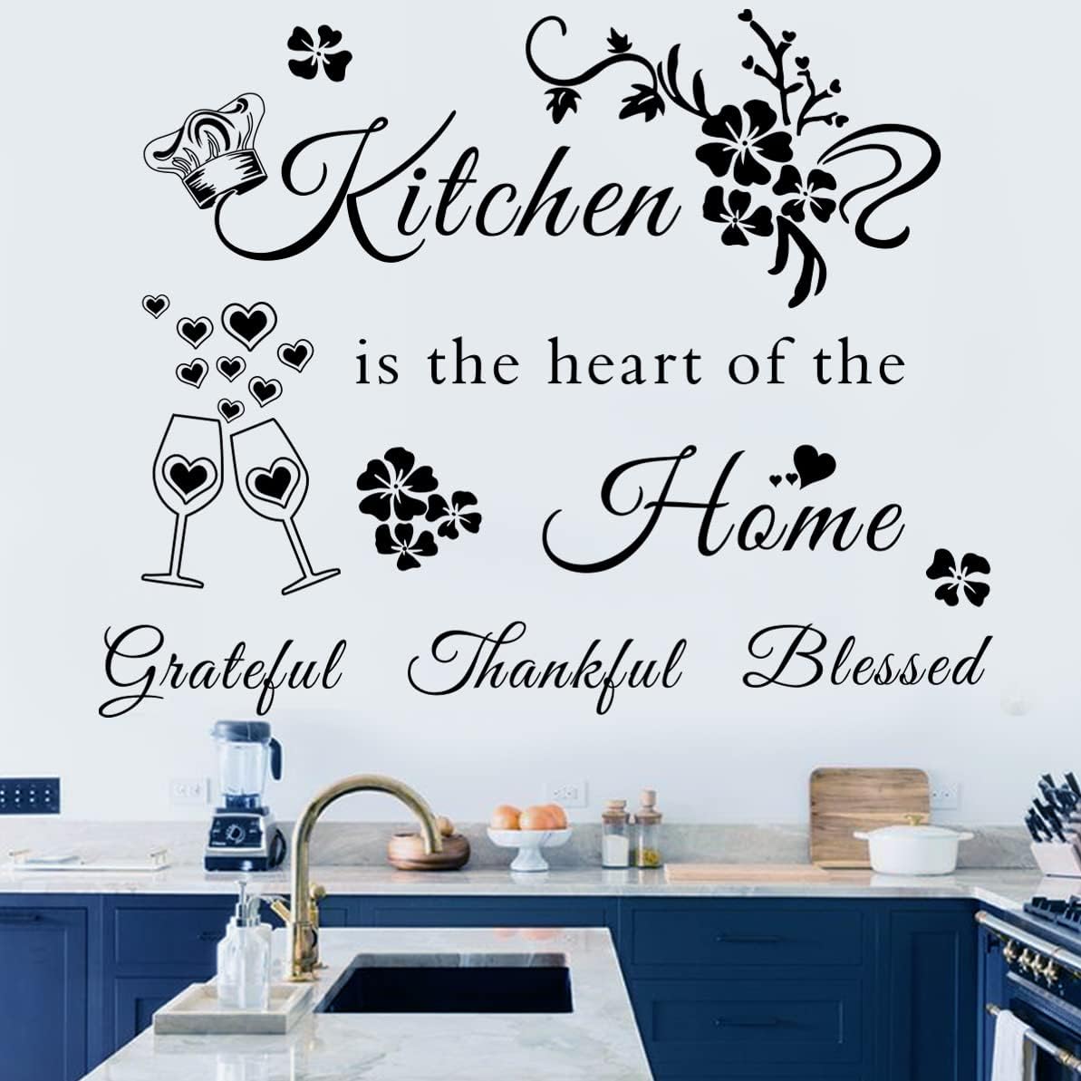 Vinyl Wall Stickers Kitchen Quote This Kitchen is Seasoned