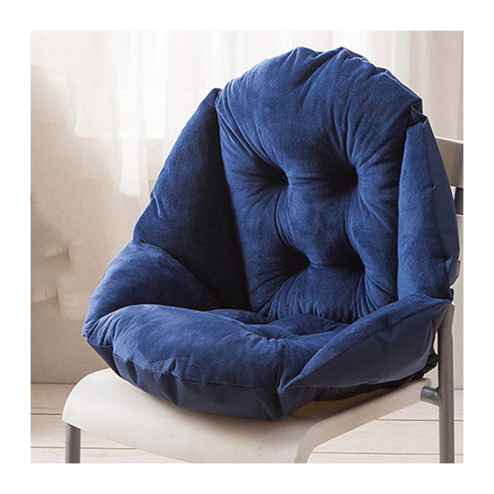 HONGBI Seat Cushion Soft Premium Cushion Pads Provides Comfort for Car, Office Chair and Wheelchair for Hip Back Sciatica Relief Pain Dark Blue 55x45cm