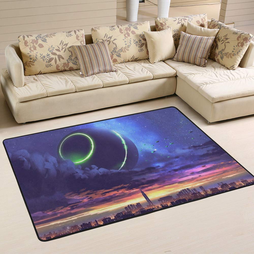 Tapis de grande taille chambre salon polaire anti-boulochage
