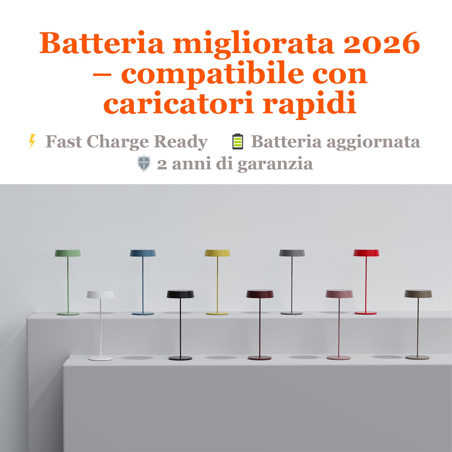 Palmina 901,lampade da tavolo senza fili,Dimmerabile In Alluminio | lampade da tavolo ricaricabili E abat jour senza fili 4400mah,Protezione IP54,luce da tavolo esterno/Interno