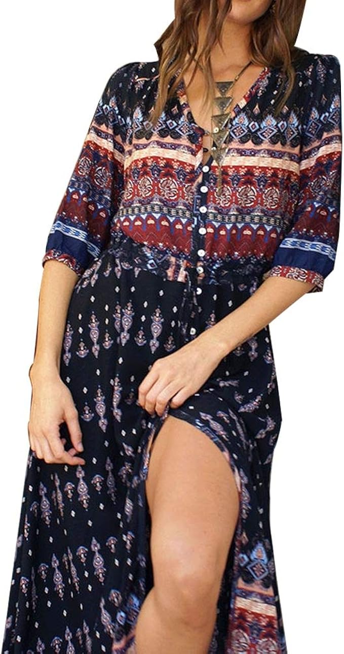 Boho style dresses uk Clearance