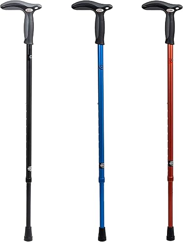 Miniatura 9 de Carex Bastón de senderismo con mango de doble agarre, bastón antideslizante para una fácil maniobra, bastón de larga duración para personas mayores