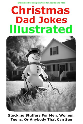 Stocking Stuffers for Adults and Kids: Christmas Dad Jokes Illustrated: Stocking Stuffers for Men, Women, Teens, Kids and Anyone That Can See