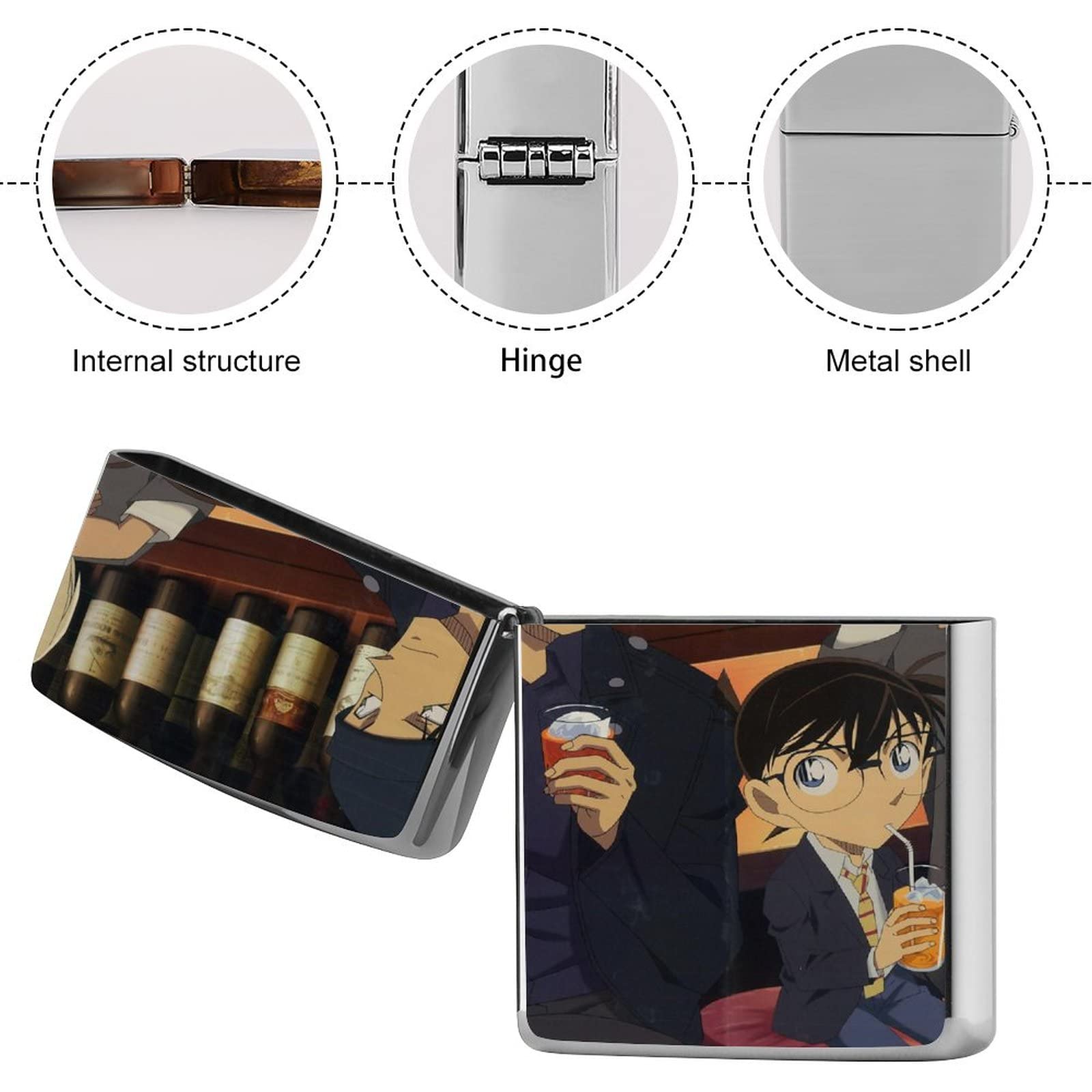 Amazon.co.jp: 名探偵こなん ライターケース ZIPPO兼用ケース ジッポ