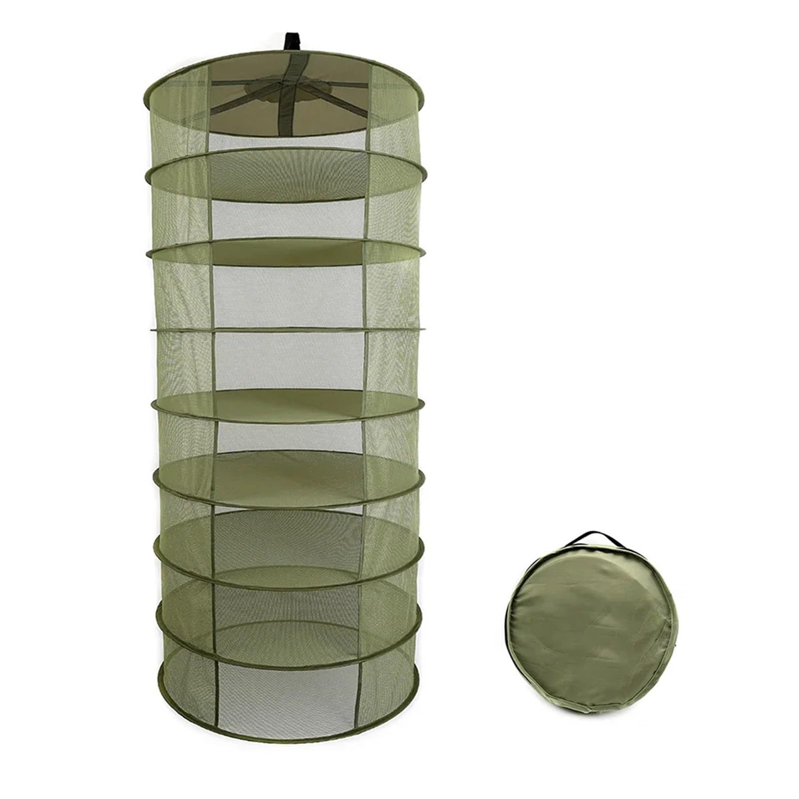 Baynopurin Green Drying Net 4/6/8 Layers Hanging Mesh Dryer Basket