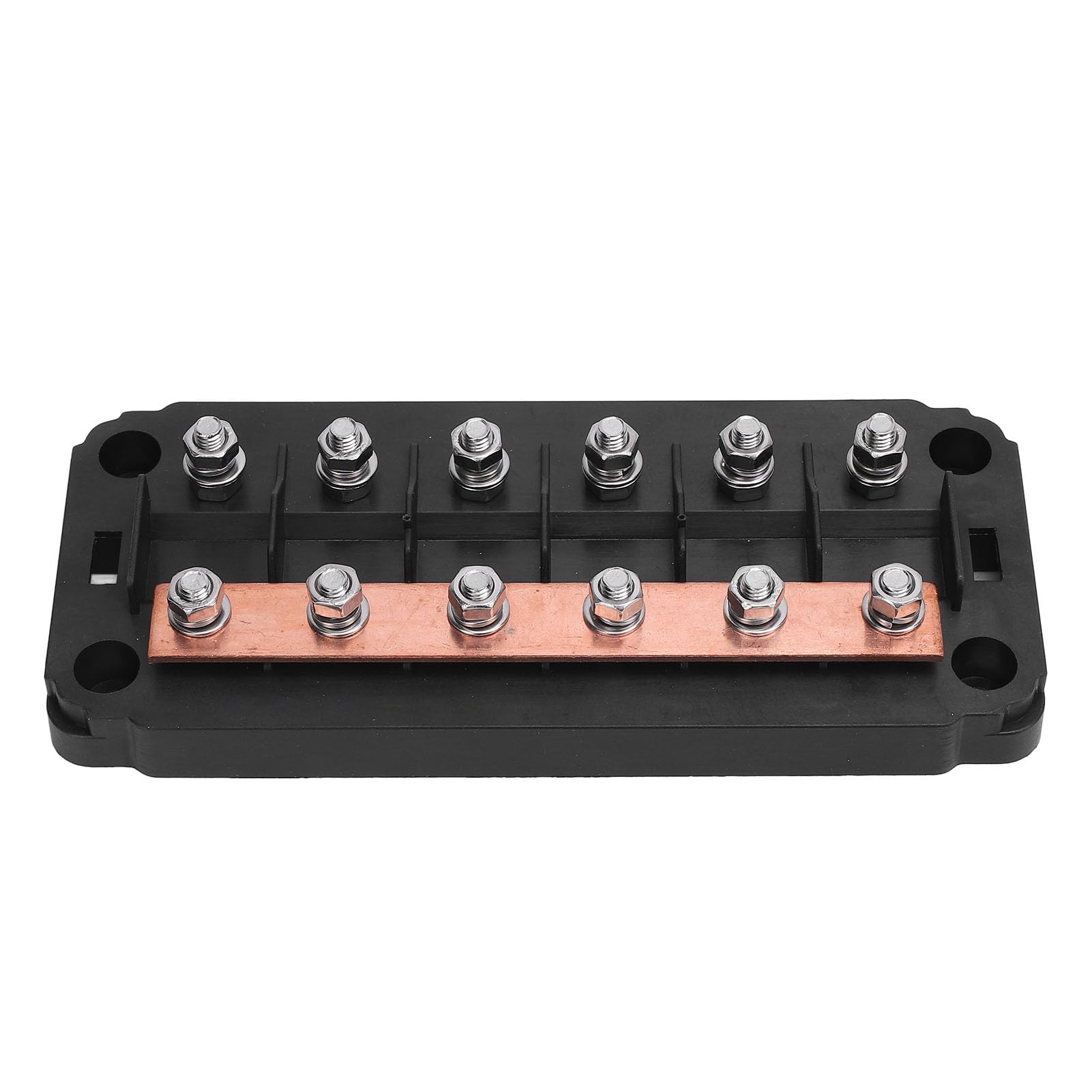 GGTA Marine Switch Panel, 7 Gang Boat Rocker Switch Panel Waterproof? Toggle Switch Panel for Automotive Modification, Off-Road Vehicles, Black