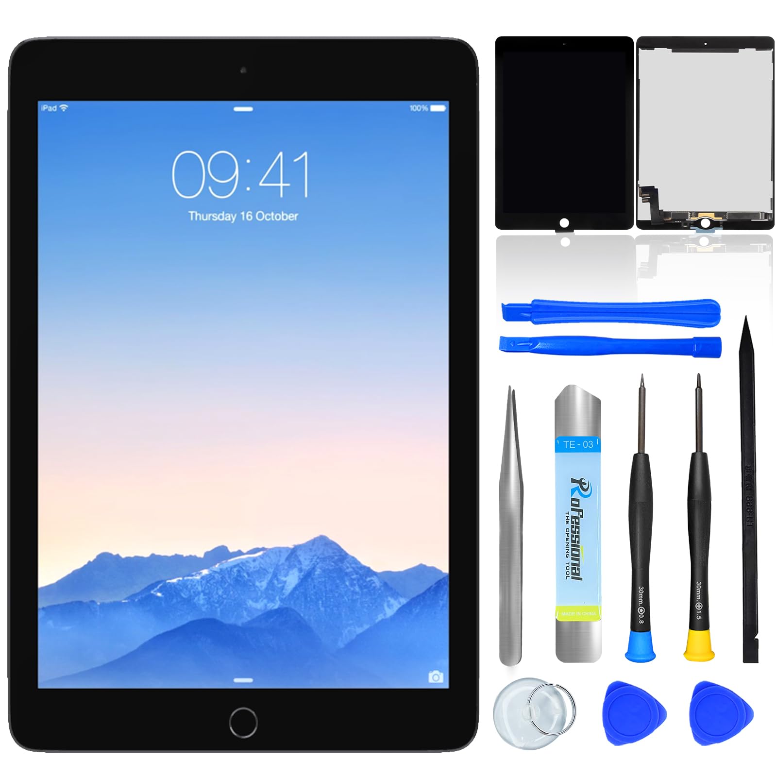 NB+ Screen Replacement For iPad 9th 10.2" (A2602 A2603 A2604 A2605) Generation Touch Screen Digitizer 2021 Pre-Installed Adhesive (Not LCD display) — view 14