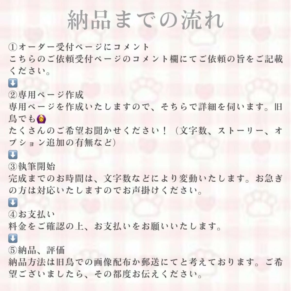 激裏限定！夢小説オーダー受付