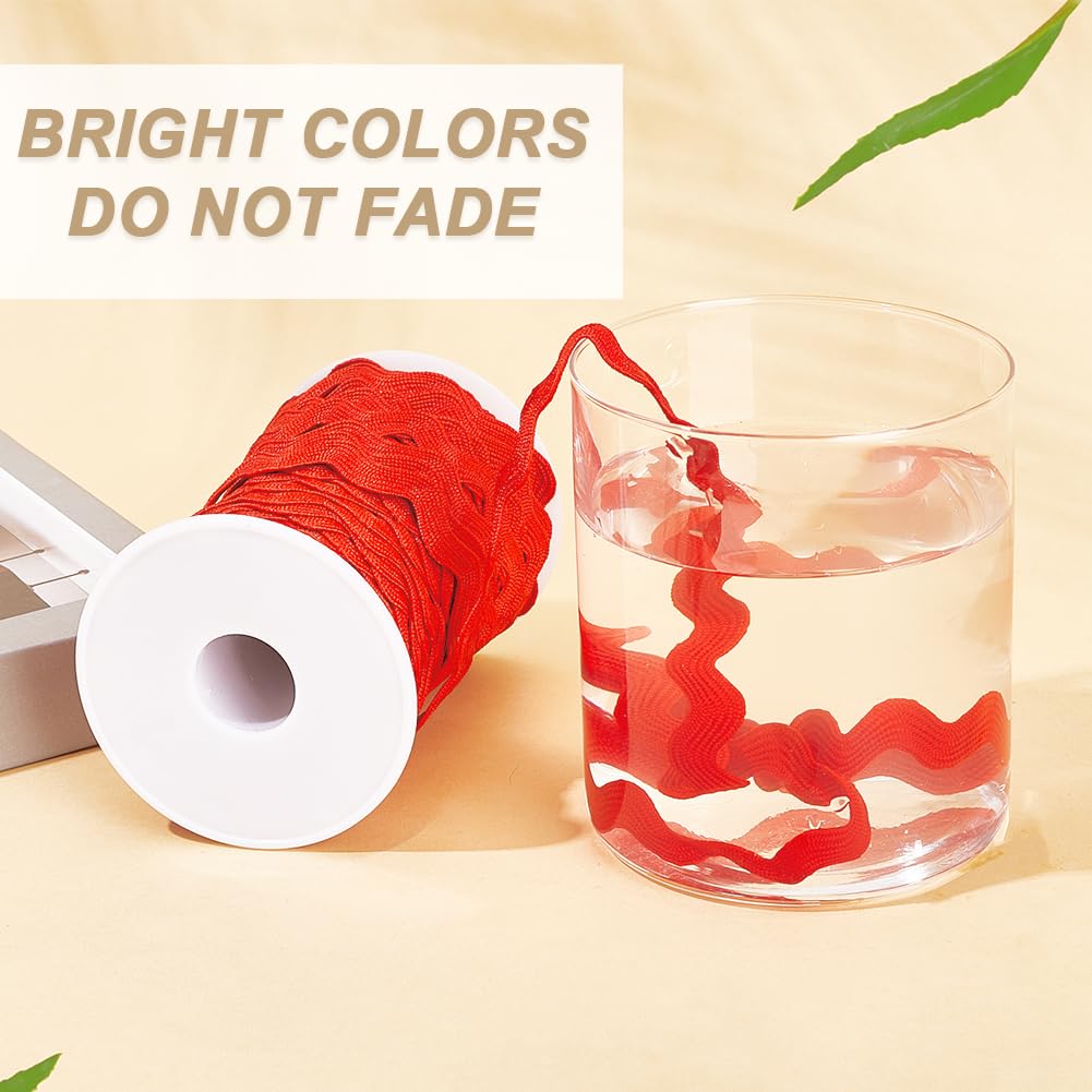 Ruban Décoratif Ric Rac Blanc Ondulé Pour Couture - 5 Mm X 25 M, Polyester, Idéal Loisirs Créatifs Et Décoration