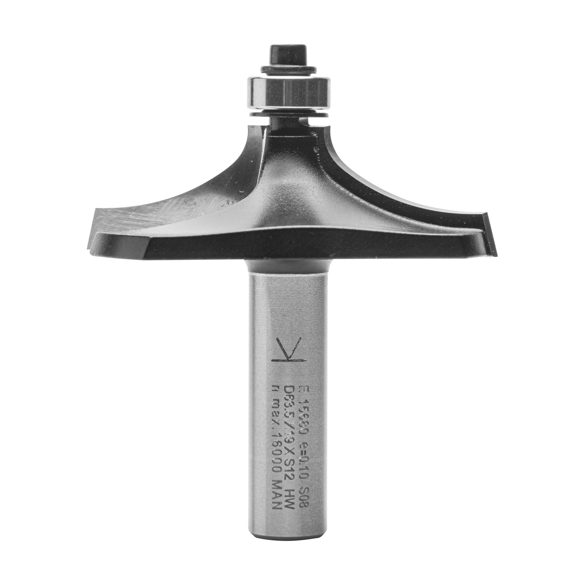 ENT Fresa Per Incastri In Carburo 8x30 Mm - Gambo 12 Mm, A Doppio Taglio, Per Scanalature E Fori Oblunghi - 5