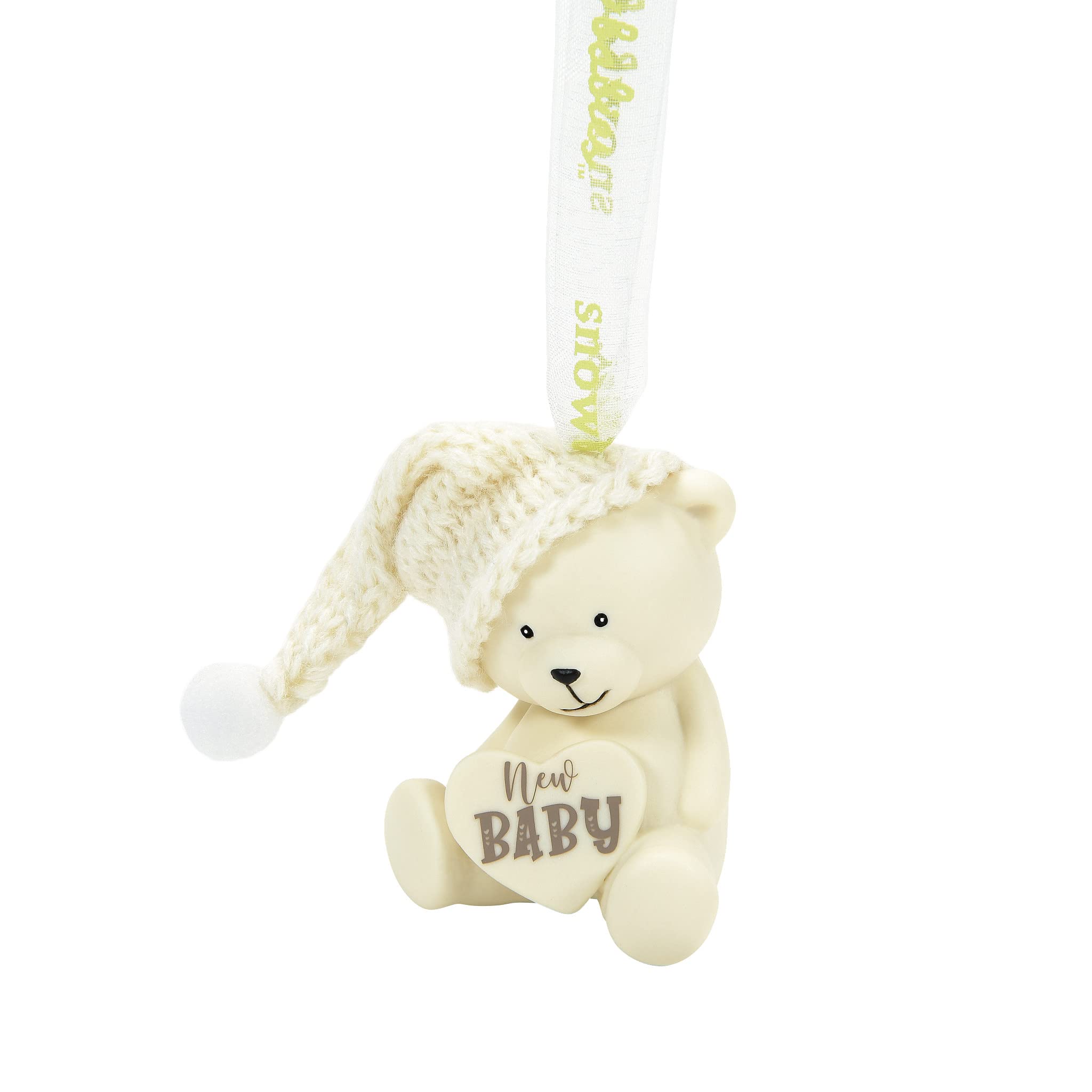 Snowbabies ourson multicolore 6 cm suspension idéale comme cadeau de table raffiné