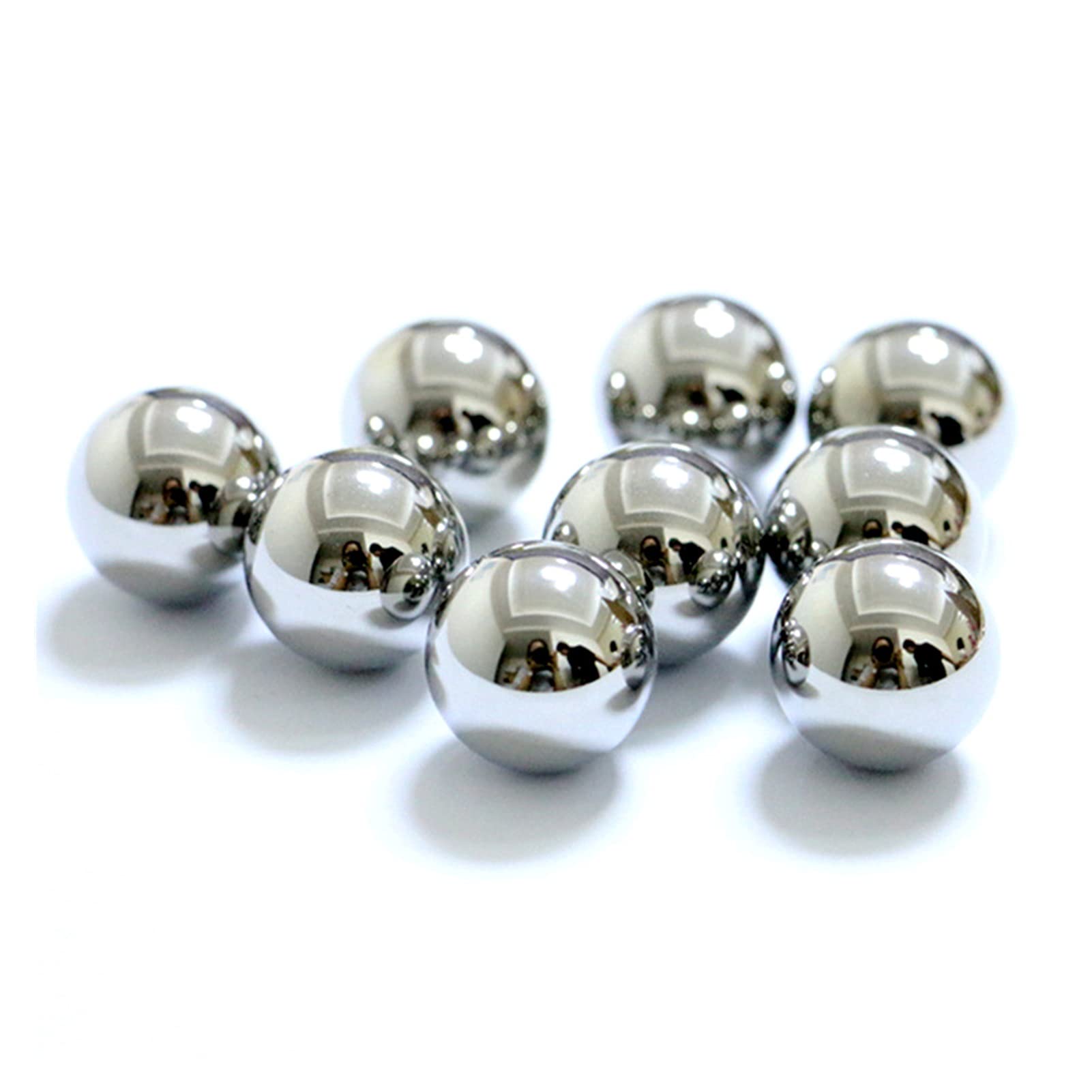 ZHENGGF 1PC 10-15 GCR15 Solid Ball High Precision G10 10 11 12 13 14 15mm Hardness Bearing Ball Impact Test No Magnet (Outer Diameter : 12mm 7.05g)