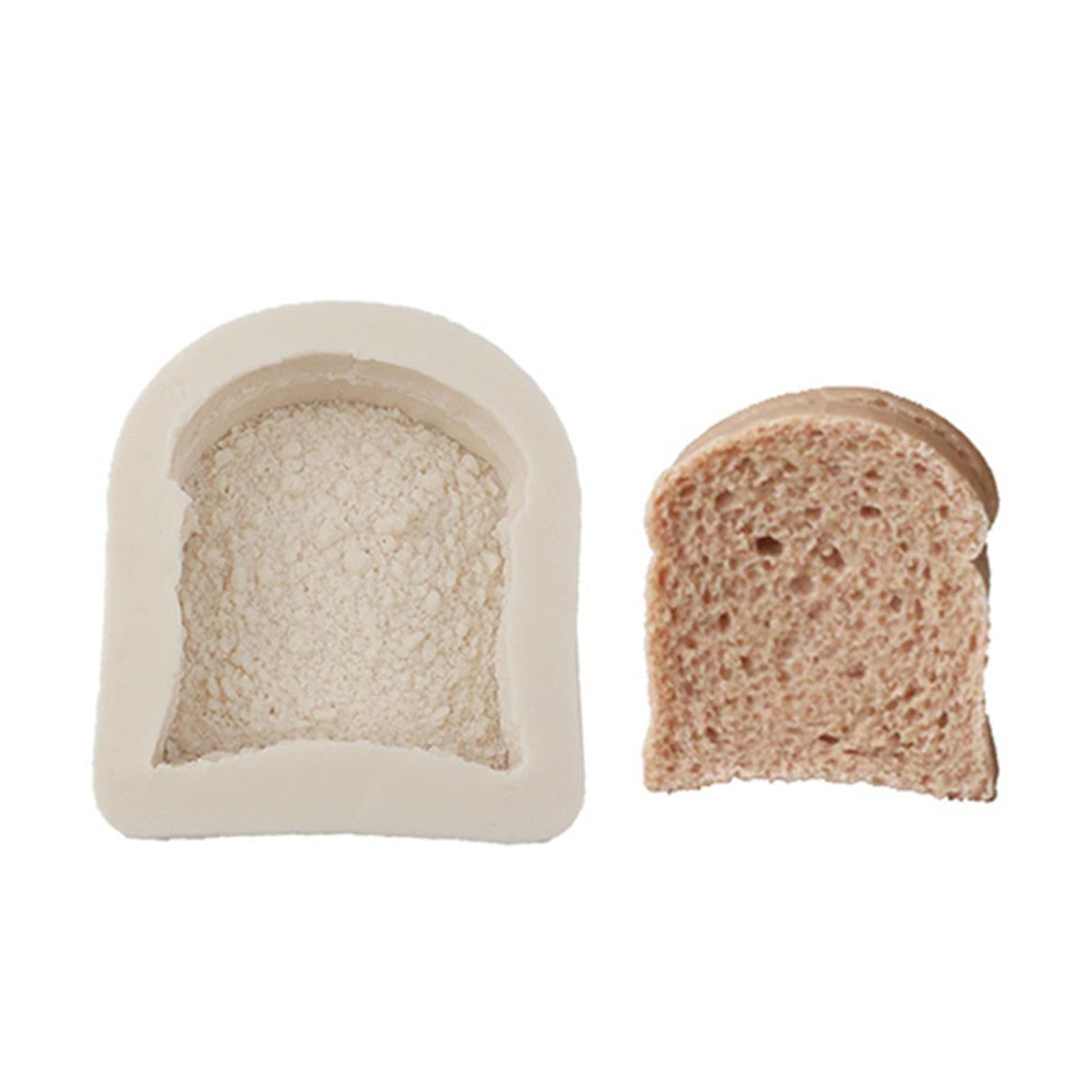 Molde De Silicona En Forma De Rebanada De Pan | Para Chocolate, Galletas, Resina, Velas - Ideal Para Repostería Y Manualidades