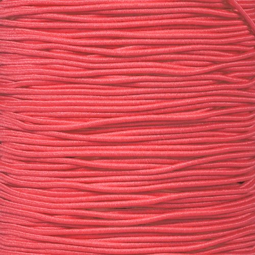 West Coast Paracord Bungee Elastic Nylon Shock Cord (1/16 Inch x 50 Feet, Neon Pink)