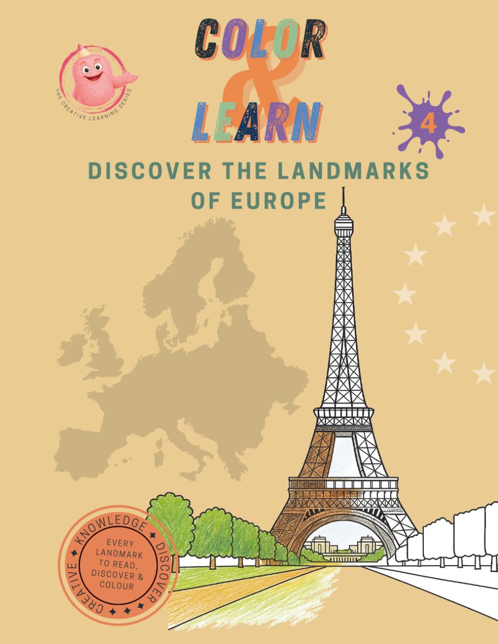 Color & Learn: Discover the Landmarks of Europe