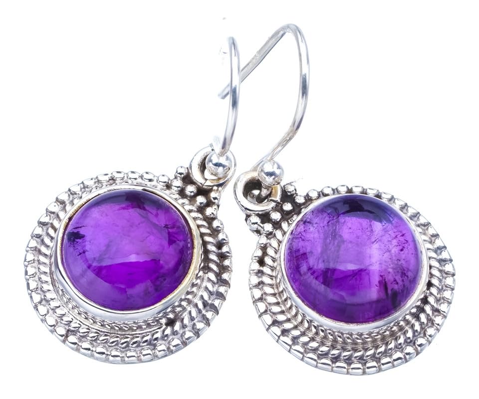 Boucles d'oreilles améthyste StarGems, le cadeau fait main idéal en argent