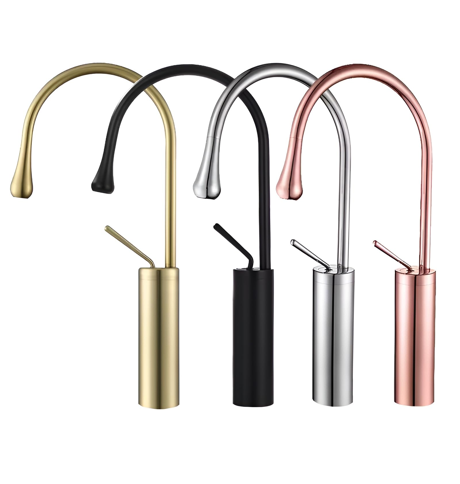 BANZER Single Lever Wash Basin Tap Mixer with Rotatable Spout | Brass Body Construction with Hot & Cold Connection Pipes | Elegant Rose Gold Finish | Durable & Long-Lasting | Easy Installation (B0D6LNVLK5) Amazon Price History, Amazon Price Tracker
