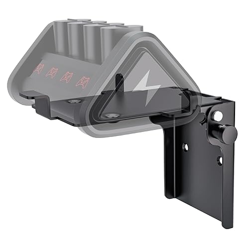 FLYDOO Wall Mount Compatible with Oivo Battery Charger Station for Xbox OneXbox Series Controller Battery Pack, Steel Heavy Duty Wall Bracket, 0-90