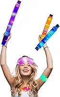 Bastão Led Luminoso Pop Tubes Kit 6 Cores - Show Festa Balada Casamento Carnaval Decoração