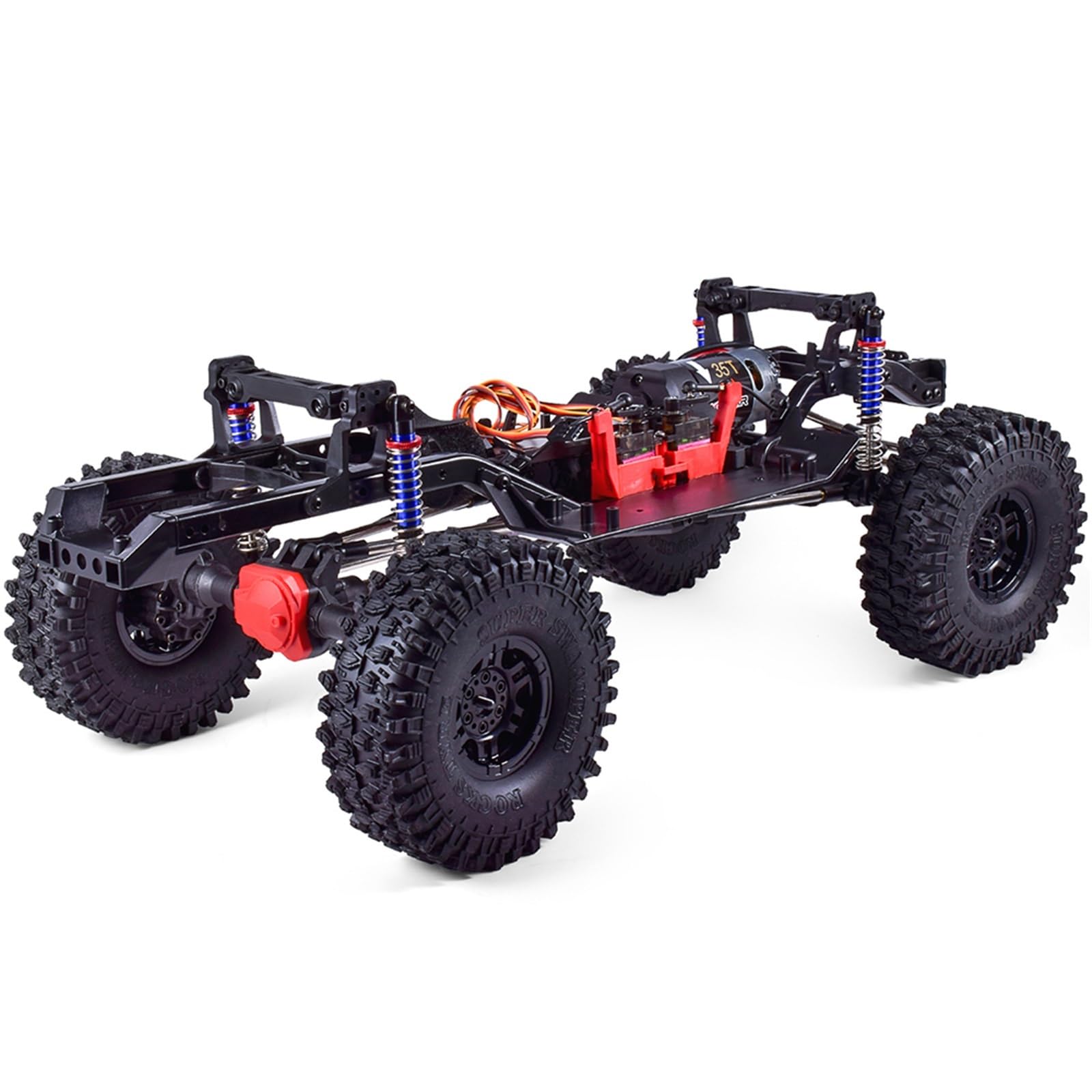 RC 313mm 2-biegowa rama podwozia skrzyni biegów z różnicową osią portalową pasuje do części samochodowych Traxxas TRX-4 1/10 Crawler(With Tires)
