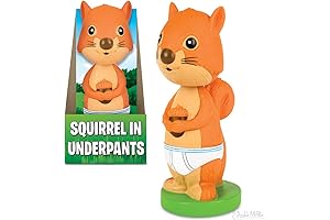 Mcphee Accoutrements Squirrel in Underpants Dashboard Nodder Bobble Head Figure