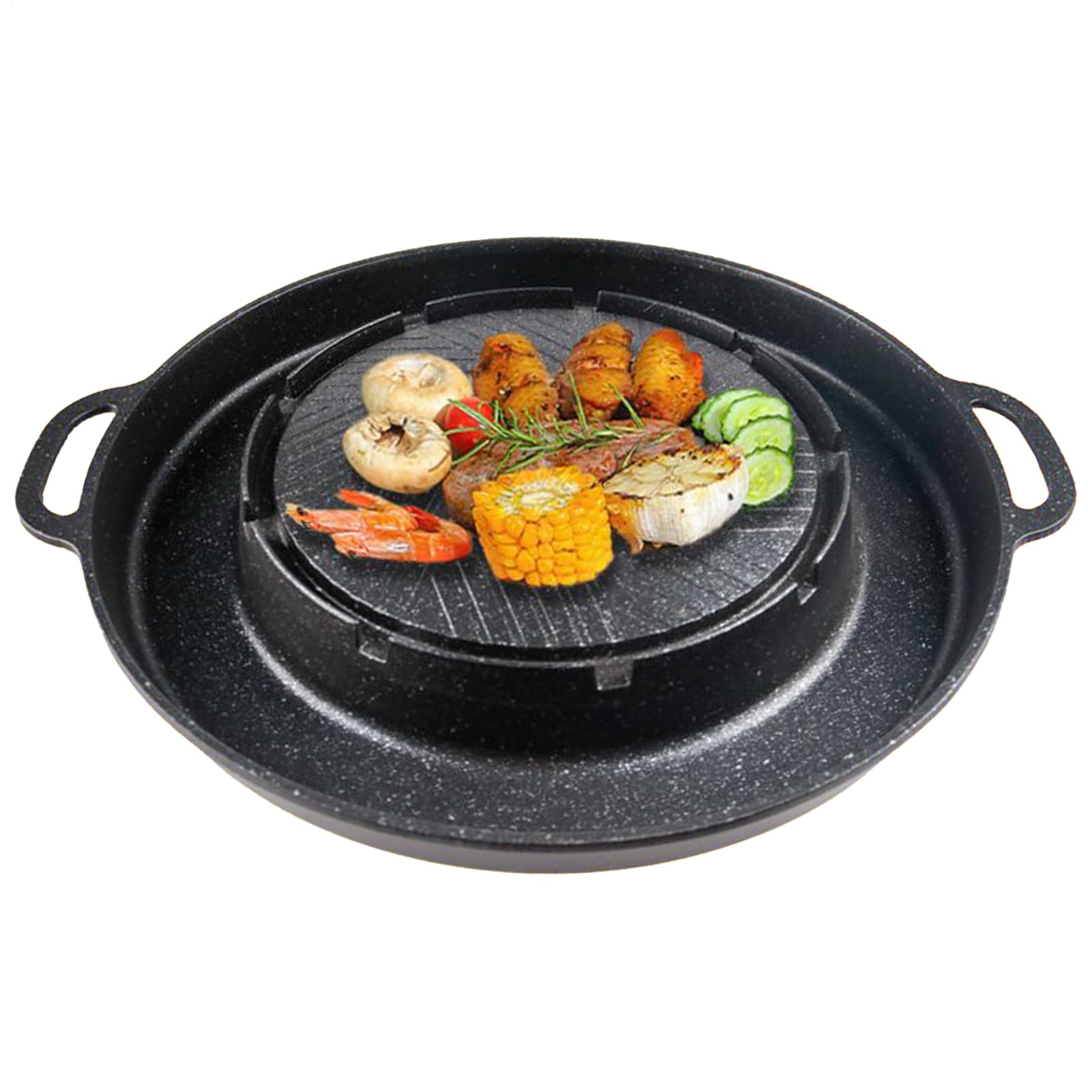Patelnia Grill I Hot Pot 2 W 1 Grillowa Patelnia Wewnętrzna