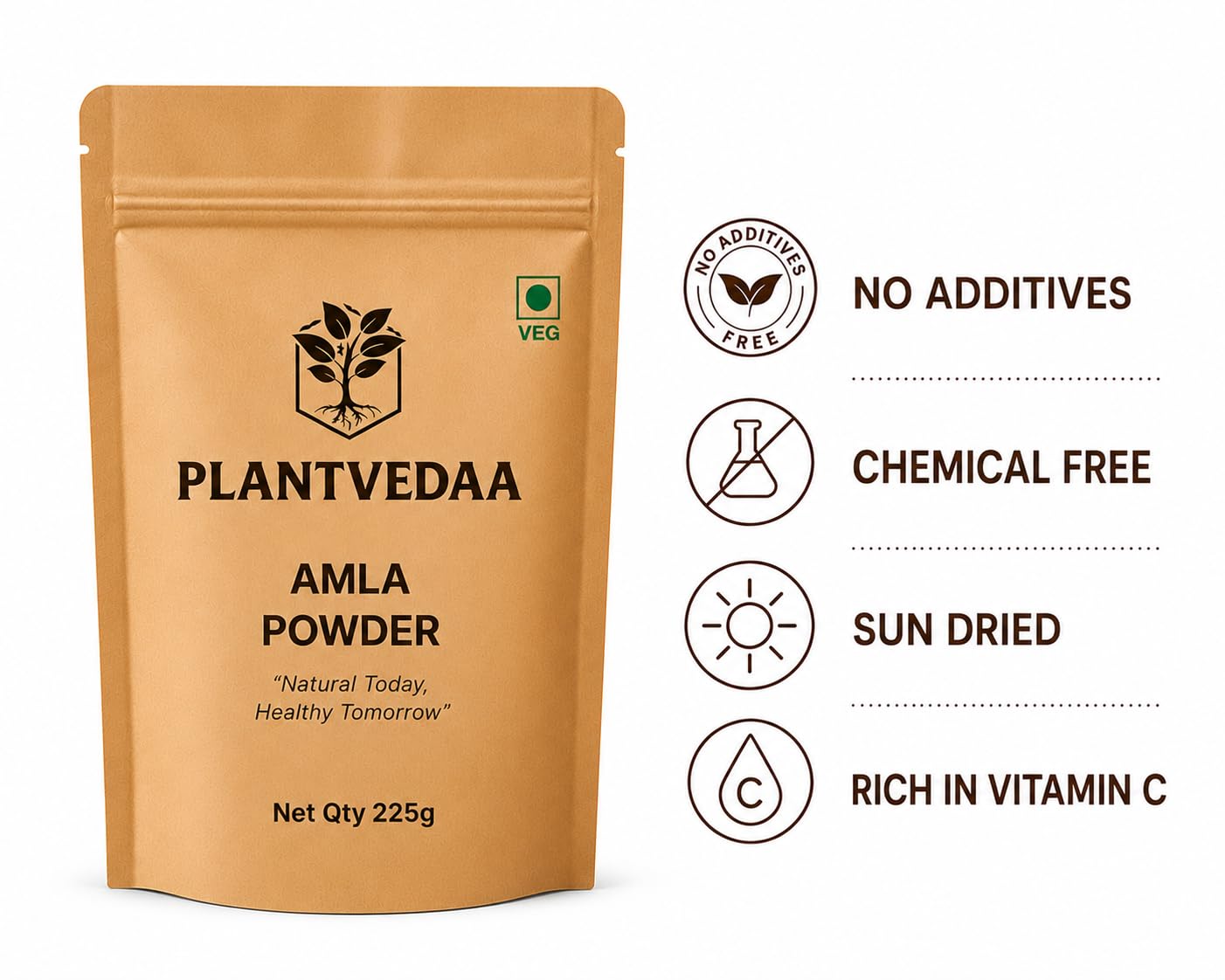 Pure Amla Powder 225 Grams — Amazon image 6
