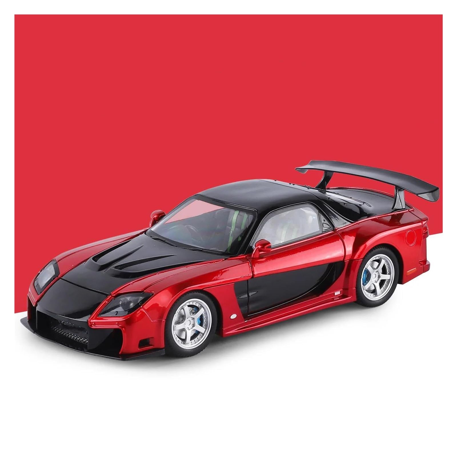Btwodian Scale Model Car For Mazda RX7 RX-7 Diecast Model Car