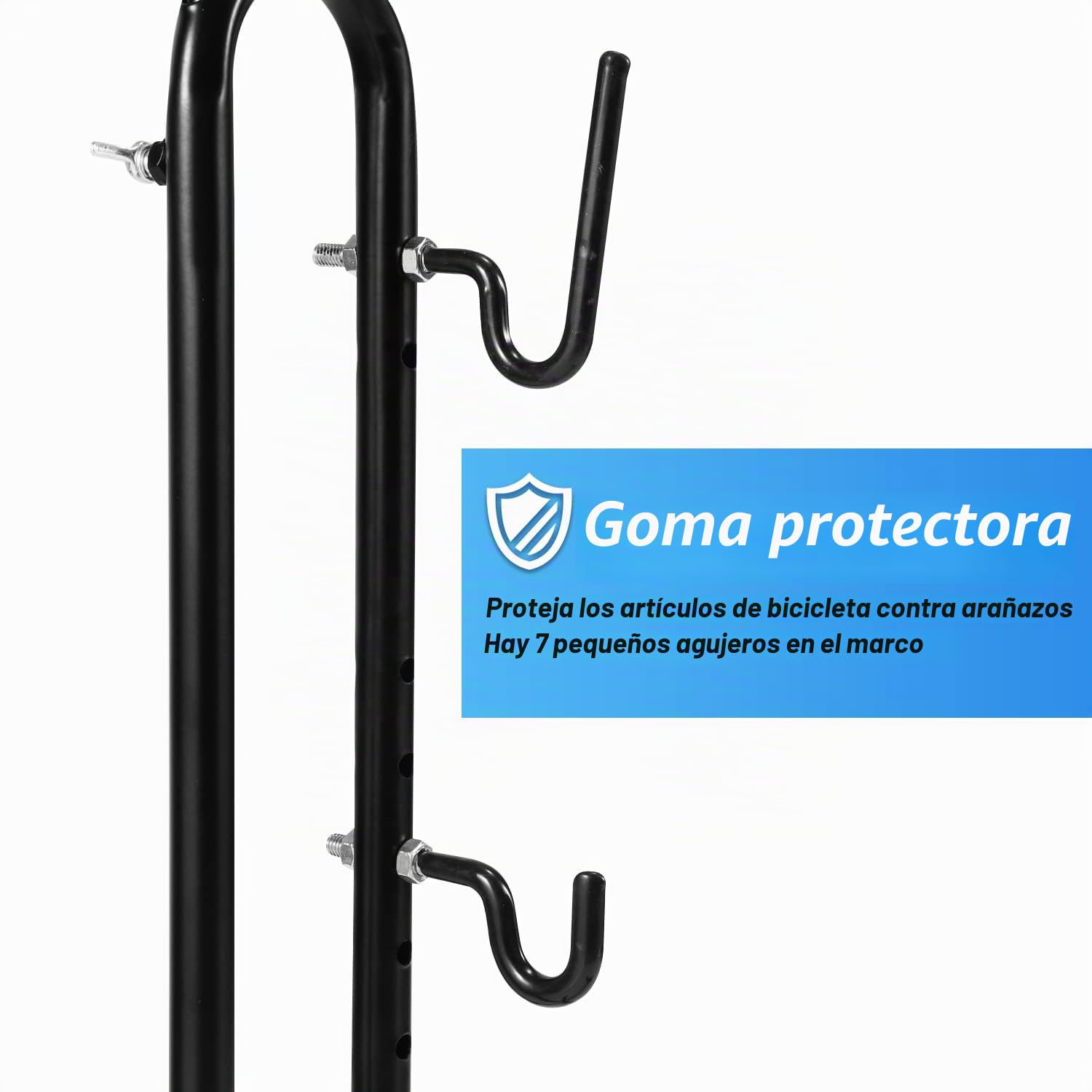 Soporte para bicicletas 3 en 1, soporte de mantenimiento para bicicletas ajustable en altura con suspensión horizontal y vertical, antideslizante, soporte de hasta 7 cm para bicicletas de