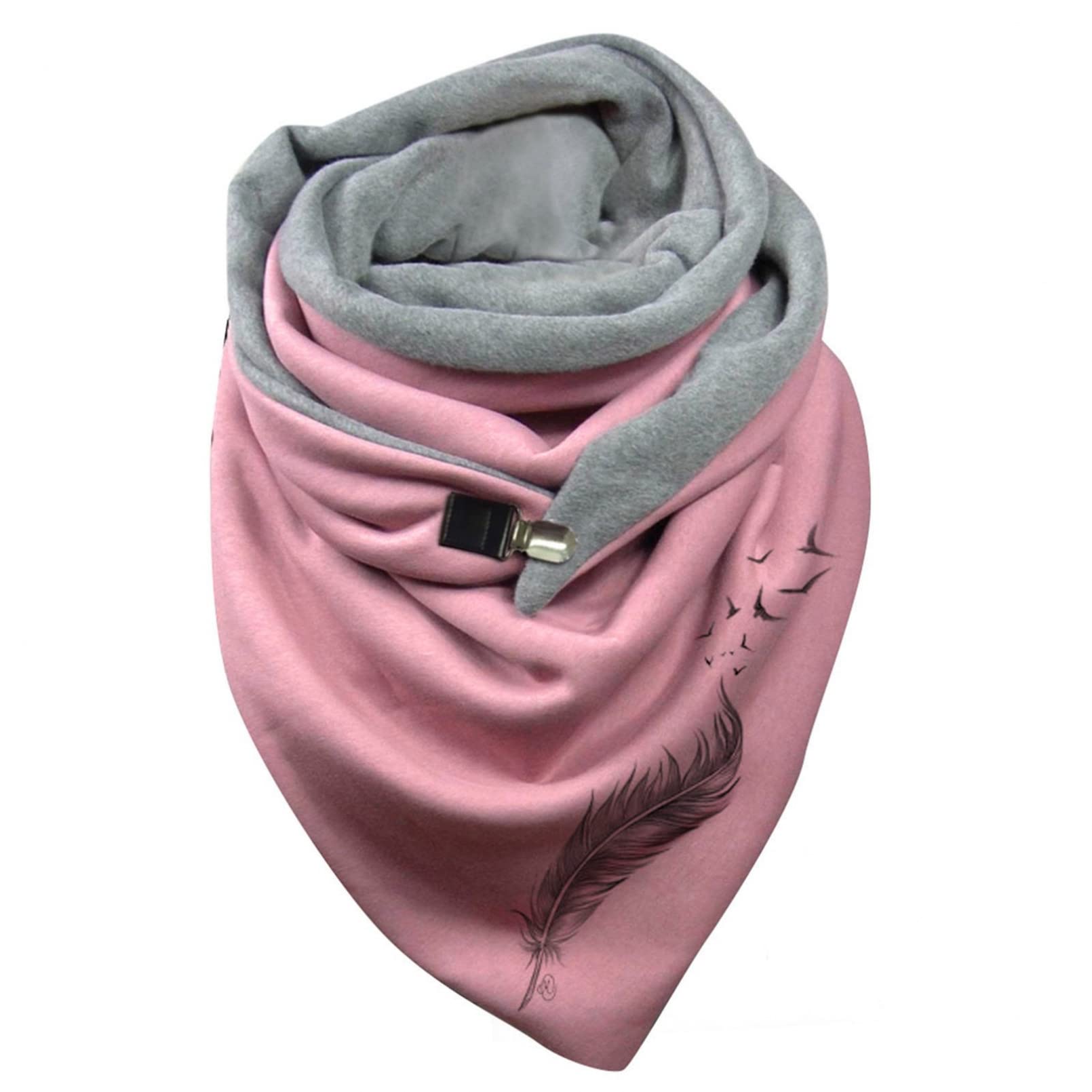 Châle imprimé pissenlit doux : l'accessoire chic pour vos balades d'hiver
