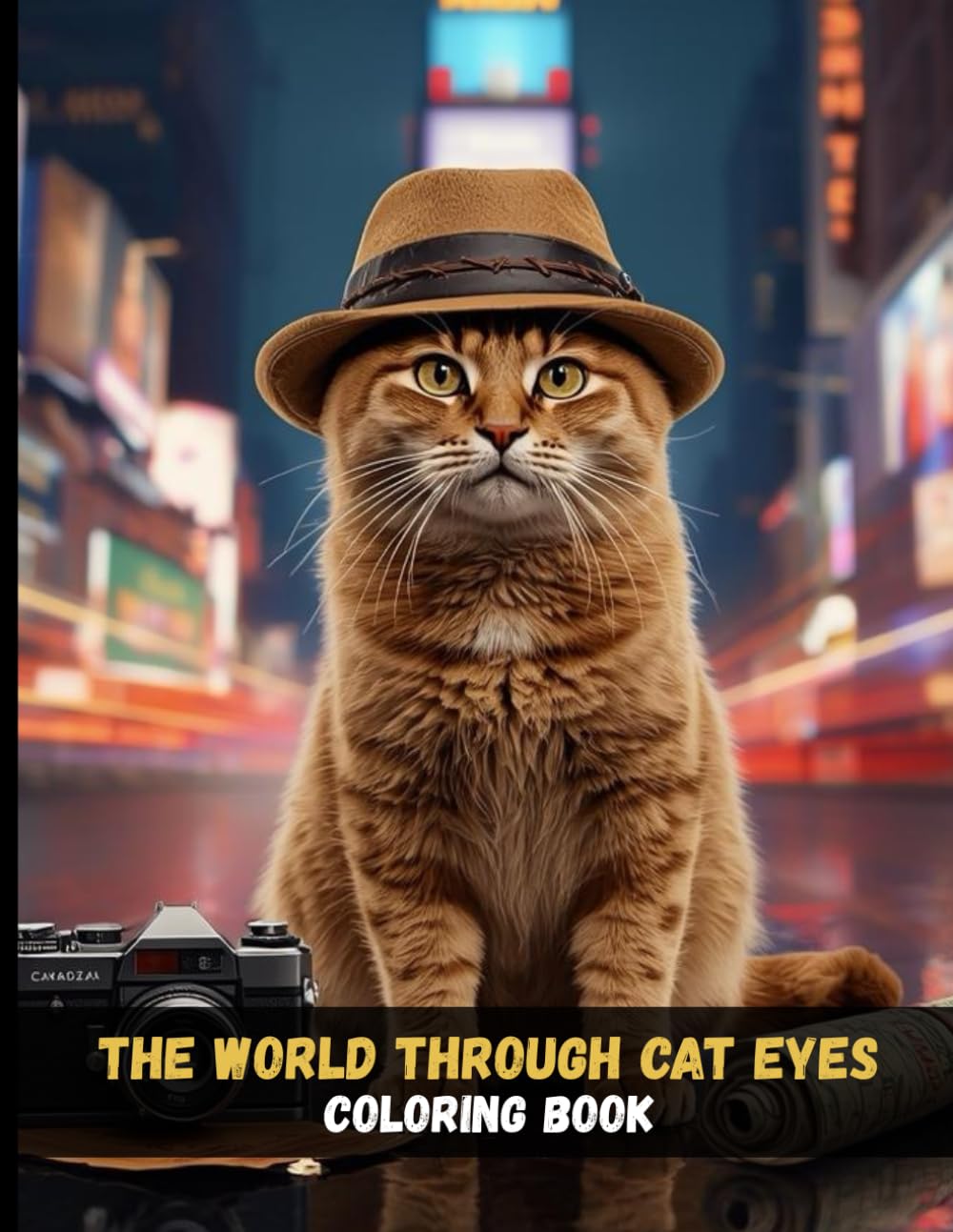 The World Through Cat Eyes: A Global Coloring Escape