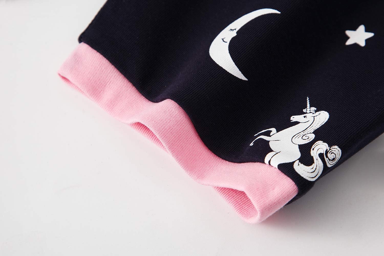 Popshion Little Girls Pajamas Summer Short Sets Mermaid Sleepwear 100% Cotton Toddler Pjs Clothes Size 2-8 Years - Image 7