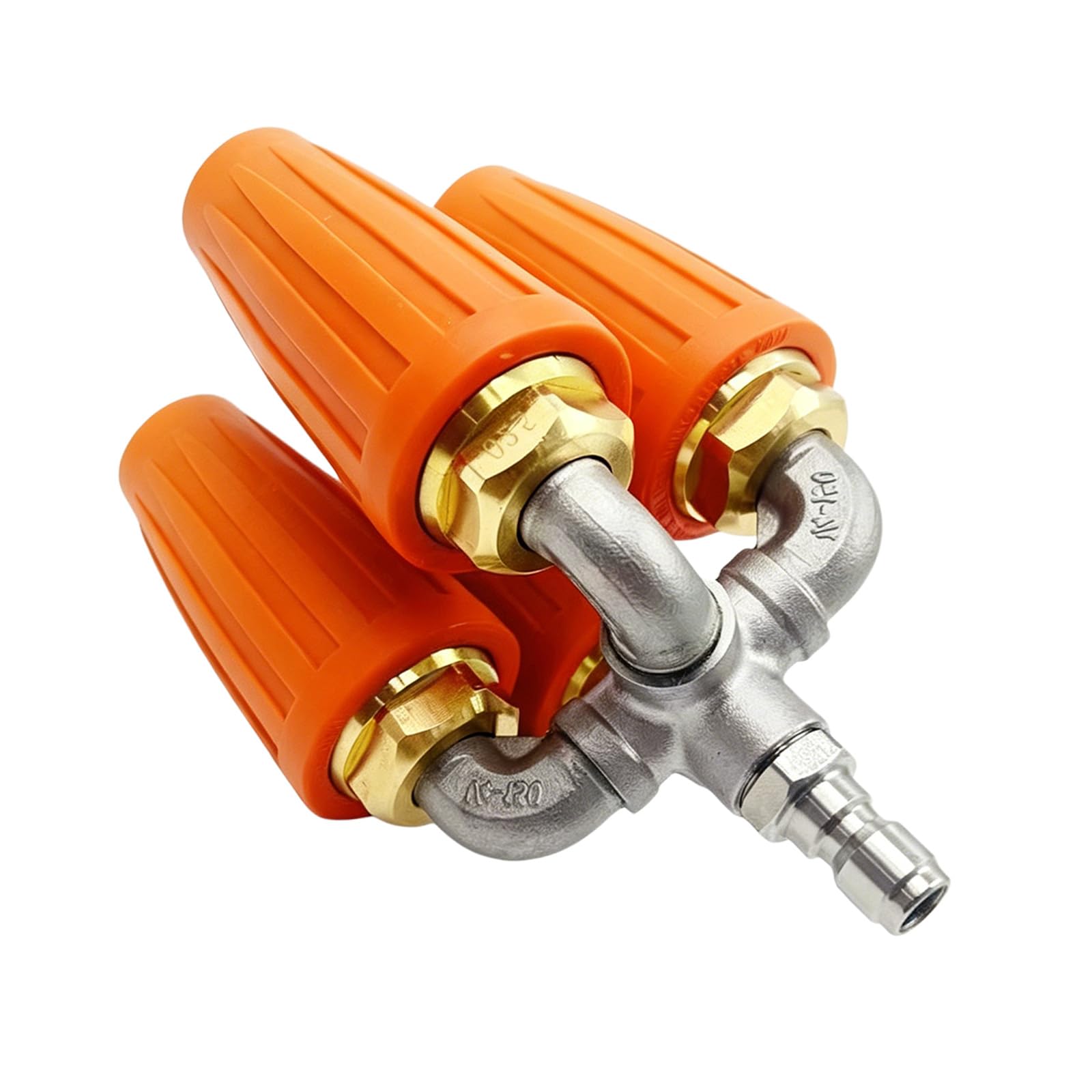 Msioytog A Sturdy 4 Head Brass Pressure Washer Ttachment Washer Rotating Sprays For Commercial Cleaning Tasks High Pressure Rotating Nozzle