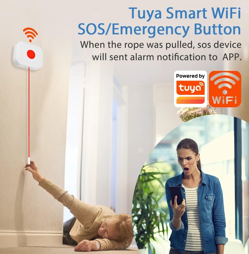 Wolf-Guard Tuya Système d'alarme Intelligent WiFi | Bouton d'urgence