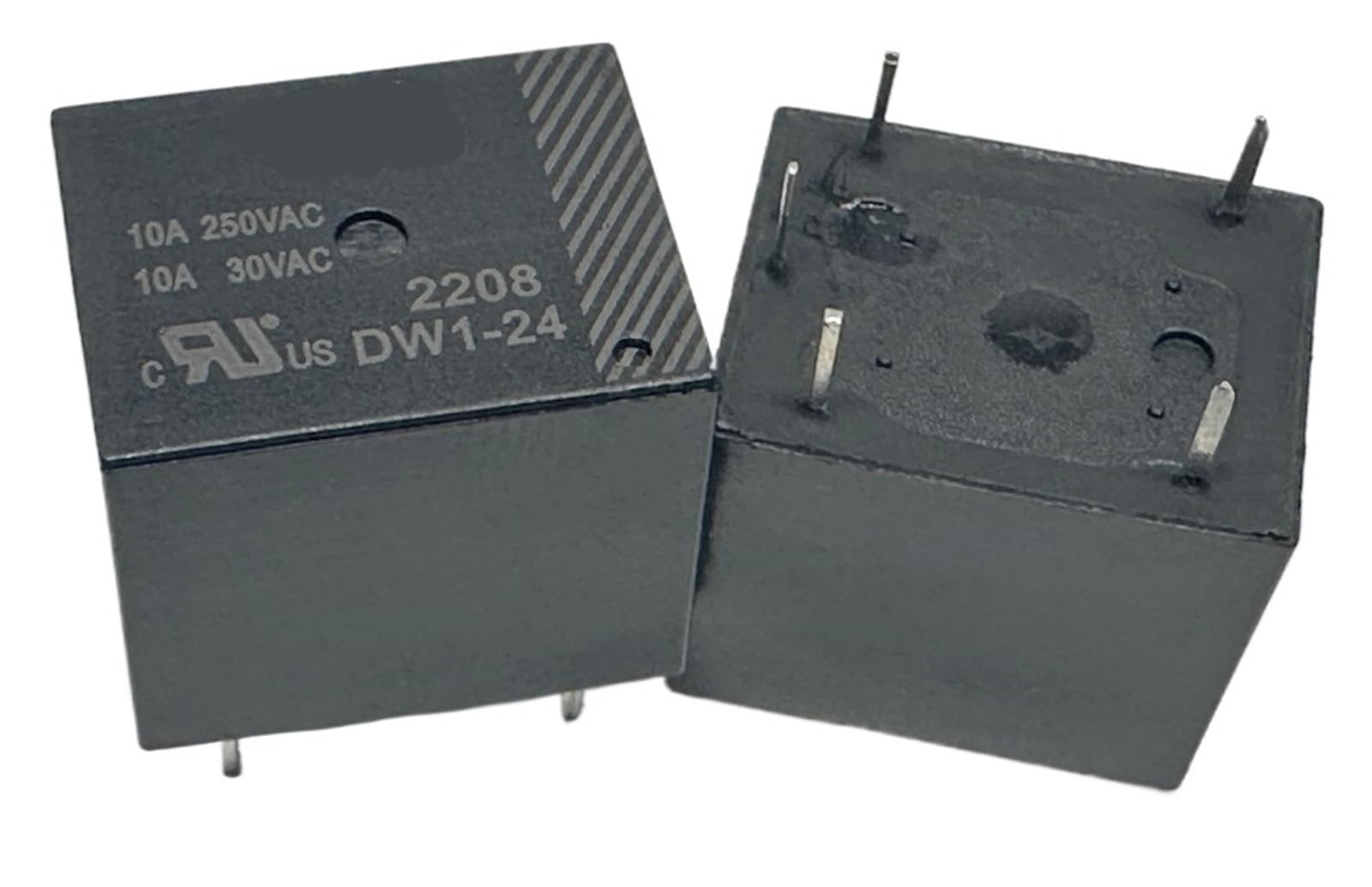 Relais DW1-24 T73-1C-24V de 20 pièces à 5 broches pour circuits imprimés