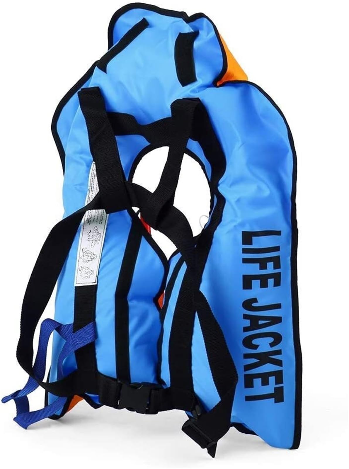 Giacca automatica per kayka per canottaggio, pesca, kayak fino a 150 kg | Giacca Kayka con tecnologia di auto-gonfiaggio, resistente nylon TPU per canottaggio, pesca, kayak, sicurezza comfort per