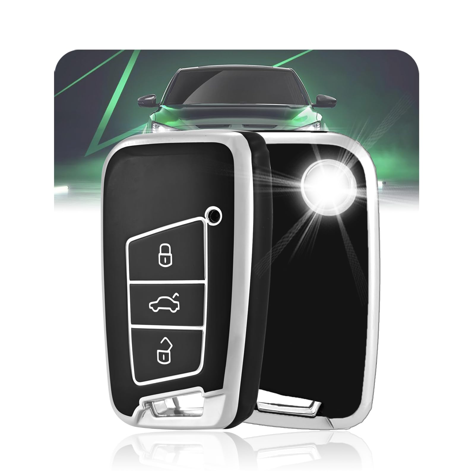 Etui na klucze, silikonowe etui na kluczyki samochodowe, TPU, etui ochronne na 23