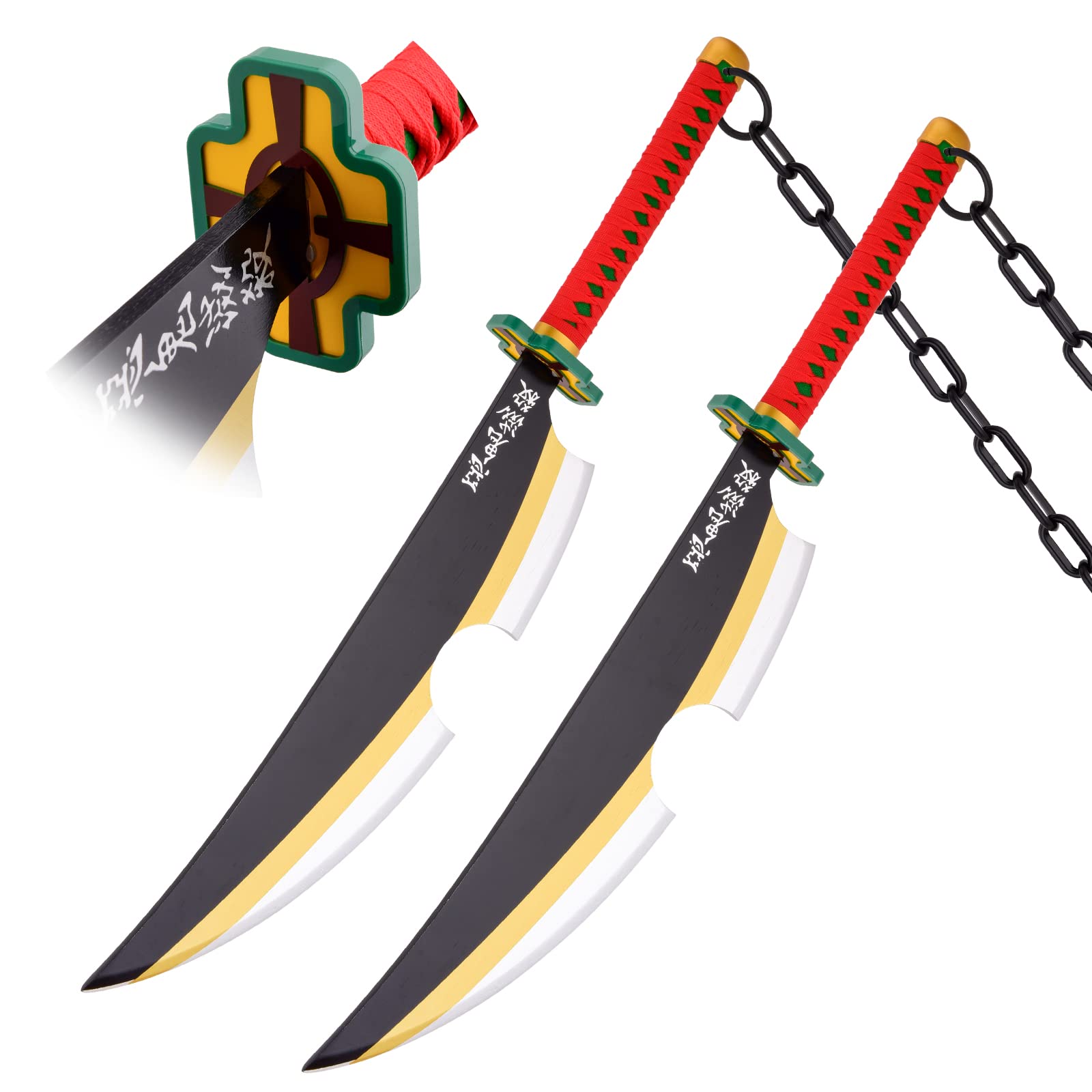 41″ Bamboo Blade Demon Sword – White/Yellow main image 0
