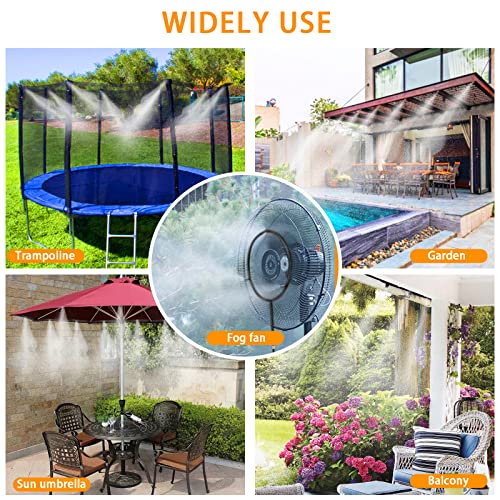 TL TOOLEGIN 1/4" OD High Pressure Nylon Tubing for Outdoor Misting System 65.6ft/20m Misting Line for Patio Patio Mister for Cooling Water Mister Hose for Umbrella (0.157" ID) by TL TOOLEGIN - Image 5