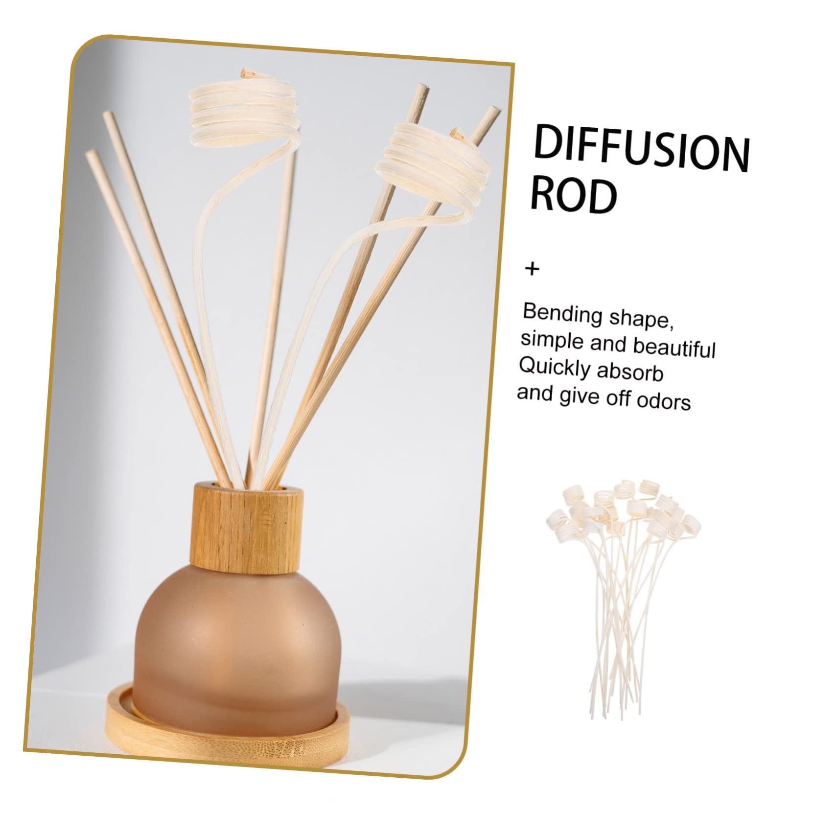 ULDIGI Essential Oils Diffuser Sticks 20pcs Diffuser Non- Aromatherapy Sticks Set