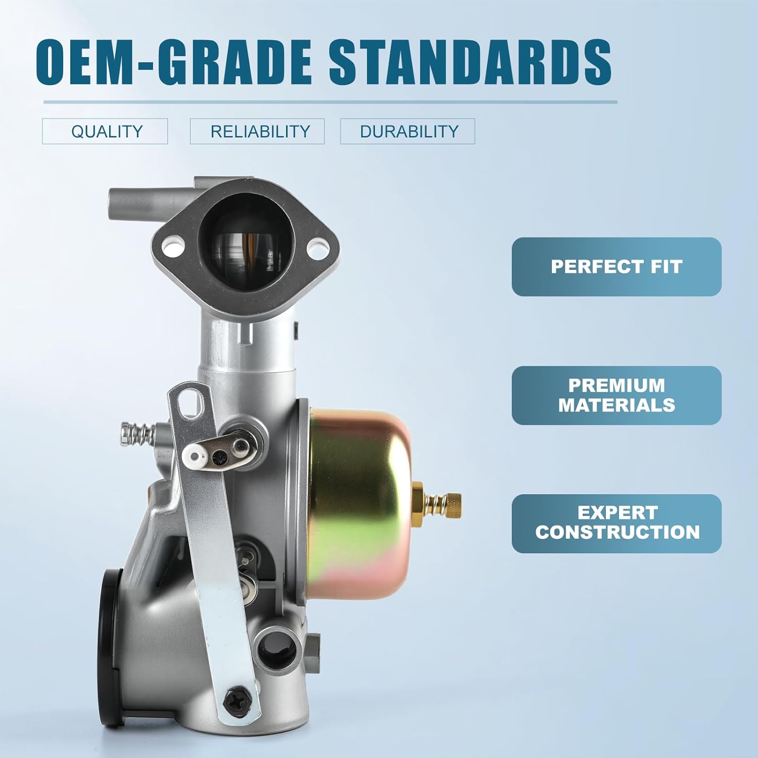 Carburetor Compatible with BS 491590 390811 392152 Carb Fits for 191700 192700 193700 Engine with Air Oil Filter Gasket Spark Plugs